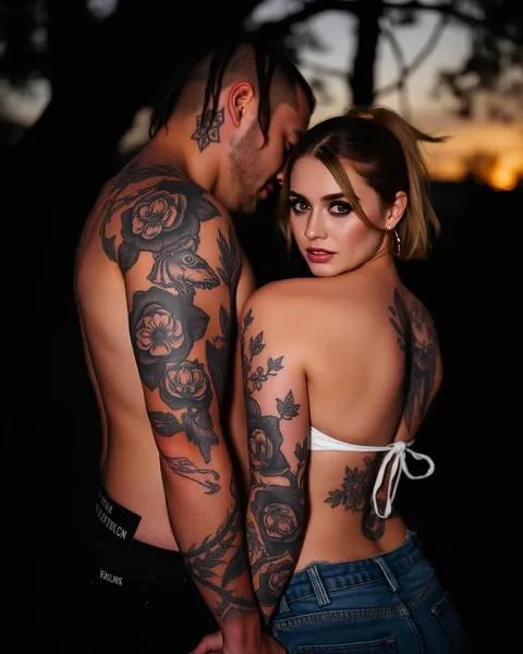 Tatouages de "his and hers"